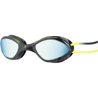 Zoggs Tiger Titanium Mirrored Goggle Black/Yellow/Mirror Lime Uimalasit Regular