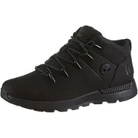 Timberland for man. TB0A1YN50151 Leather boots Sprint Trekker Mid black (45), Flat, Laces, Casual