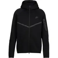 Nike Collegetakki 'Tech Fleece' tummanharmaa / musta