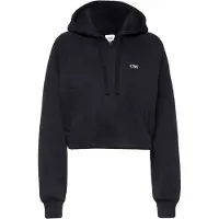ICANIWILL Everyday Cropped Zipper Hoodie Black