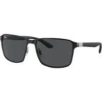 Ray-Ban Sunglasses 0Rb3721 Matte Black/Dark Grey Lenses, aurinkolasit