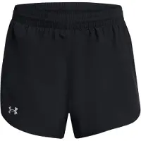 Under Armour Urheiluhousut 'Fly-By' musta / valkoinen
