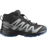 Salomon Junior's XA Pro V8 Mid Waterproof Black/monument/french Blue Retkeilykengät 35