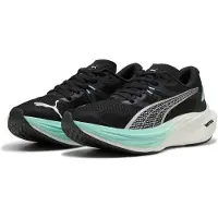 Puma Deviate Nitro 3 Black Blue AW25 Women's Sneakers, Size 39 - EUR