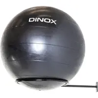 Dinox Seinäteline Gym Ball Wall Holder, 38 cm, Musta
