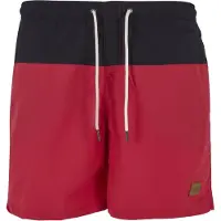 Urban Classics Uimashortsit pastellinpunainen / musta