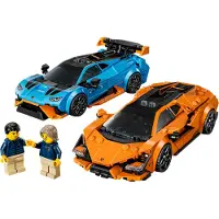 LEGO Speed Champions Lamborghini Revuelto ja Huracán STO 77238