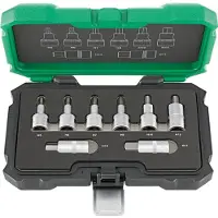 Fortis Hylsysarja Hex-kärkien kanssa 4317784706483; 1/2''; 8 kpl.