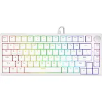 Savio Astral White Jade magneettinäppäimistö, Us, Usb, valkoinen