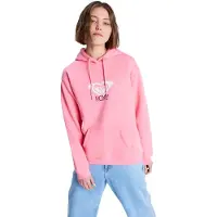 Roxy Surf Stoked Hoodie Brushed Art - Pink - M