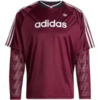 Adidas Originals Lace Ls Jersey - Burgundy - M