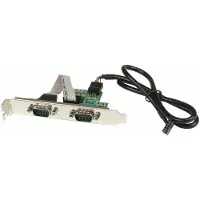 StarTech.com 2-porttinen RS-232-sarjaportti sisäinen adapteri, hopea