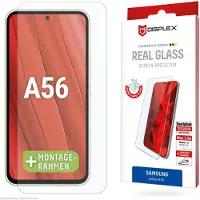 Displex 02068, Samsung, Galaxy A56, Asennus kuivana, Likaa hylkivä, Iskunkestävä, Naarmuuntumisenkestävä, Läpinäkyvä, 1 kpl