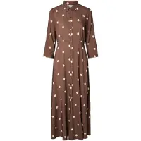 Y.A.S Yassavanna Long Shirt Dress S. Noos - Brown - XS