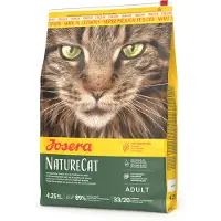 Josera NatureCat viljaton kuivaruoka kissoille siipikarjan ja lohen kera, 10 kg