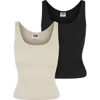 Urban Classics Organic Basic Rib Hihaton T-paita 2 Yksiköt