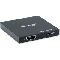 Equip 332715, HDMI, 2x HDMI, 3840 x 2160 pikseliä, Musta, Alumiini, 4K Ultra HD