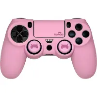 Gaming TNKPS4COMBO, PlayStation 4, PlayStation 5, Peliohjaimen kotelo, Vaaleanpunainen, Sony, 1 kpl