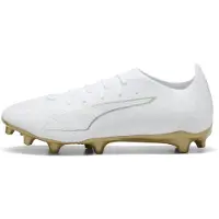 Puma Ultra 6 Match Fg/ag White Gold - Valkoinen/kulta/musta, koko 46