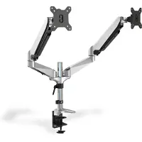 Digitus DUAL MONITOR GAS SPRING MOUNT, 15-32", SILVER (DA-90353)