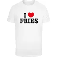 Mister tee Paita 'Love Fries' punainen / musta / valkoinen