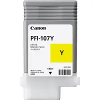 Canon PFI-107 Y Mustepatruuna Keltainen