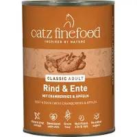 Catz Finefood 6x400g nauta & ankka kissan märkäruoka