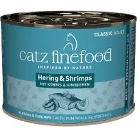 Catz Finefood 6x200g silakka & katkarapu kissanruoka märkä