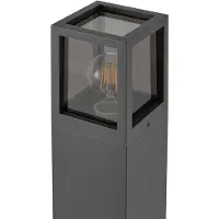 Deko-light Pylväsvalaisin Facado II, himmennettävä, Alumiini/harmaa/sinkki, Alumiini, Moderni