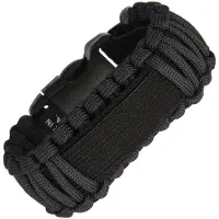 Survco Tactical Para Cord Watch Band Black