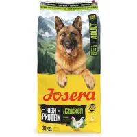 Josera High Protein Adult Chicken kuivaruoka aktiivisille koirille, 12,5 kg