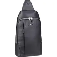 Braun Büffel Golf 3.0 Bags Crossbody-laukku Nahka 19.5 cm Musta