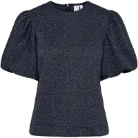 Y.A.S Yascasa 2/4 Glitter Top - Ex - Navy - M