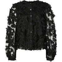 Y.A.S Yaskarly Ls Shirt Noos - Black - 38