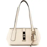 GUESS Brooke Shoulder Satchel - Cream - ONE SIZE