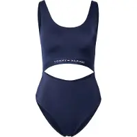 Tommy Hilfiger Cut Out One Piece - Navy - M