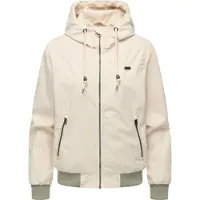 Ragwear Plus Toiminnallinen takki 'Nuggeta' ecru / khaki