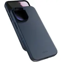 EPICO Leather Pro Mag+ Case iPhone 17 Qi2 & MagSafe yhteensopiva, sininen