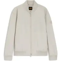 BOSS for man. 50556462 Regular Fit Jacket Multi-stretch membrane beige (52), Casual, Polyamide, Long sleeve