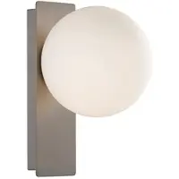 ACB Kin LED seinävalaisin 8W 2700K 21cm mattanikkeli/opaali