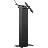 Multibrackets M Pro Series stand - kiosk style - for 2 LED displays - back to back 50/75/100/200 - black - Max 90 kg - recommended for 55"