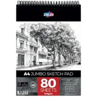 Zieler Sketchbook JUMBO SPIRAL A4 140g.