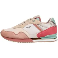 Pepe Jeans for woman. PLS400024 London Sea multicoloured slippers (41), Flat, Laces, Casual, Multicolor
