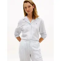 Tommy Hilfiger Ls Seersucker Shirt - White - XS