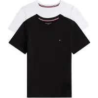 Tommy Hilfiger T-paidat - 2 kpl - Musta/Valkoinen - - 10-12 v (140-152) - T-paidat