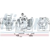 Nissens Ilmastointikompressori - Suzuki - Grand