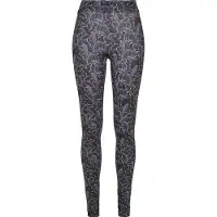 Urban Classics Leggingsit musta / valkoinen