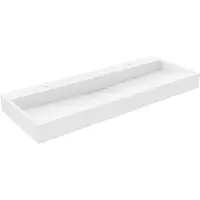 Mexen Ava tasoallas konglomeraatista 2/O 120 x 46 cm, valkoinen - 23011202