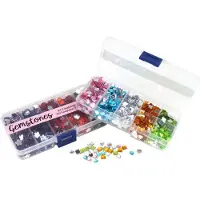 Creative Craft Group Decorative Gemstones 1.200 pieces in box.