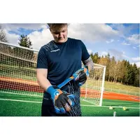 Uhlsport Maalivahdin Hanskat Soft Pro - Sininen/oranssi/valkoinen, koko 10½